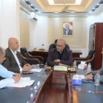 A meeting chaired by Badib discusses ways to improve the situation of TeleYemen
